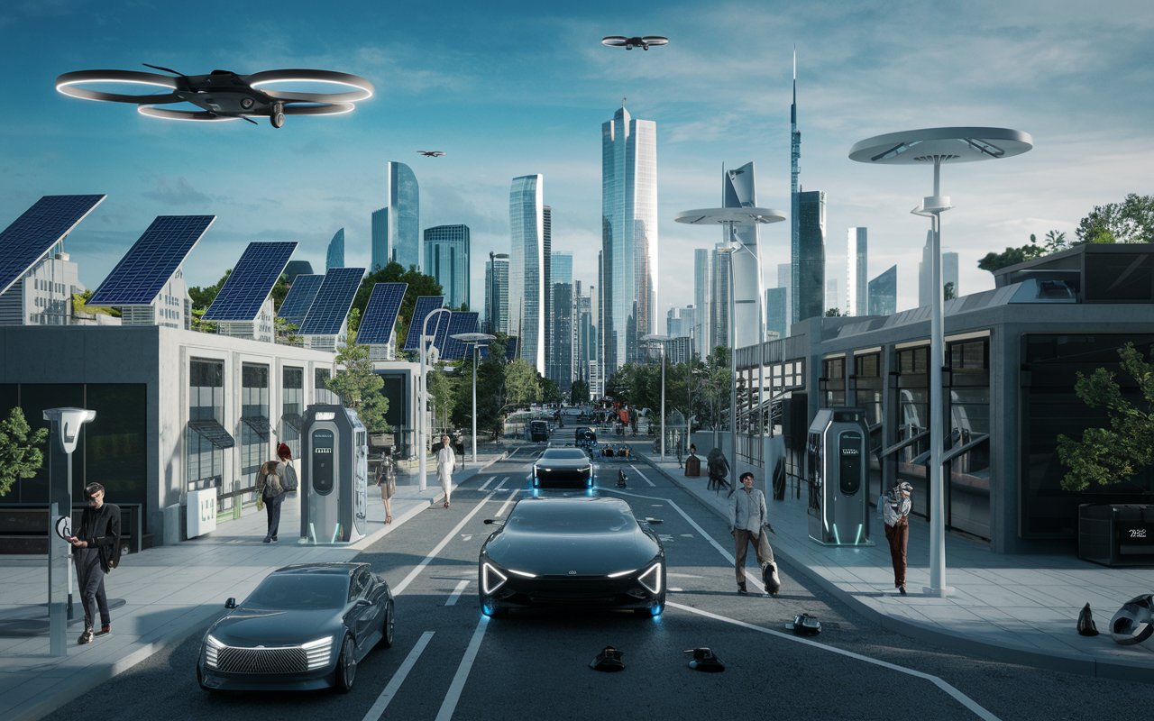 a-futuristic-cityscape-with-flying-cars